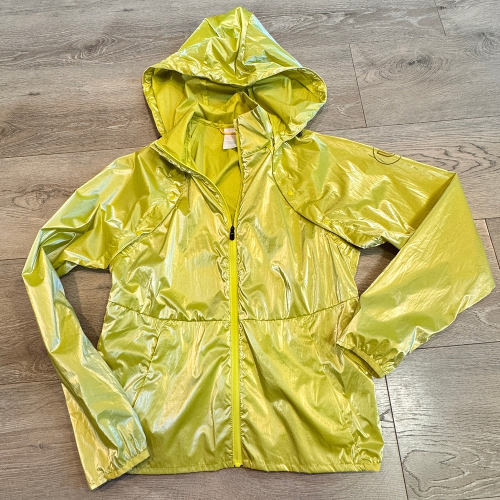 Lole Sprint Jacket in Daiquiri Lightweight Lime Green XSmall XS Windbreaker‎
